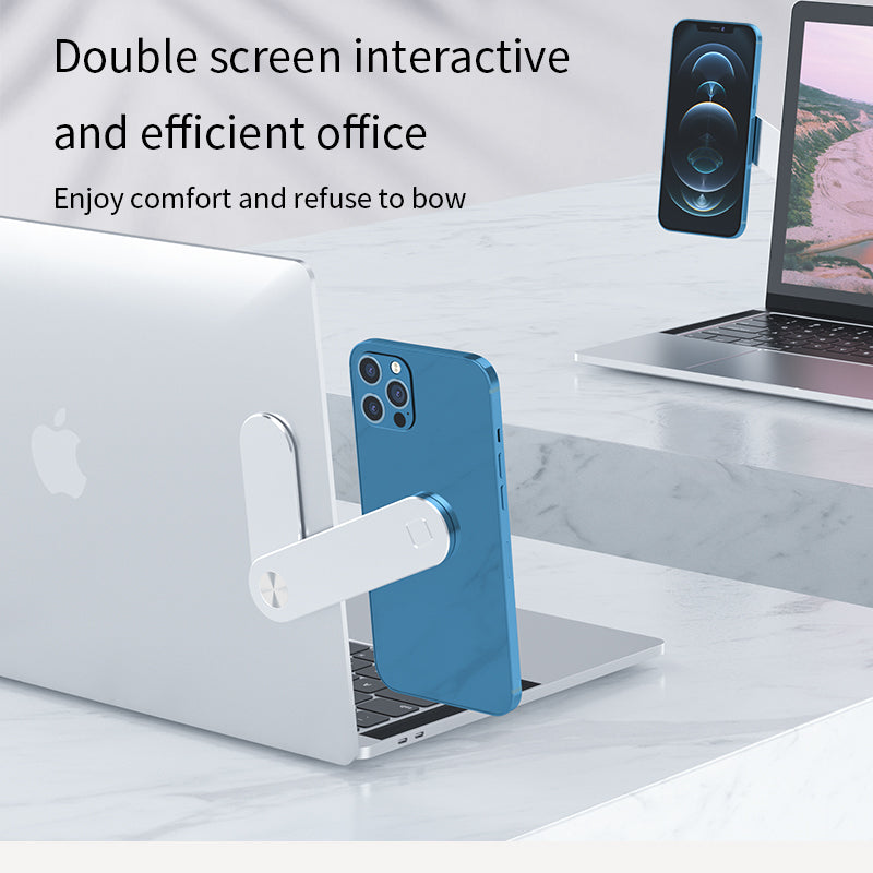 Portable Magnetic Laptop & Tablet Side Mount Stand – Aluminium Alloy