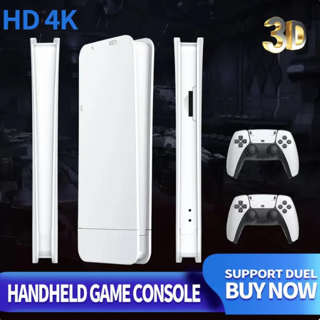 M15 Retro Mini Game Console – HDMI Plug & Play with 2 Wireless Controllers