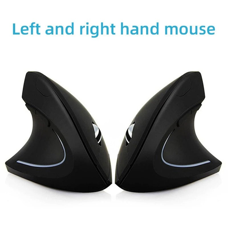 Wireless Ergonomic Vertical Mouse – 2.4G Rechargeable, 6 Buttons