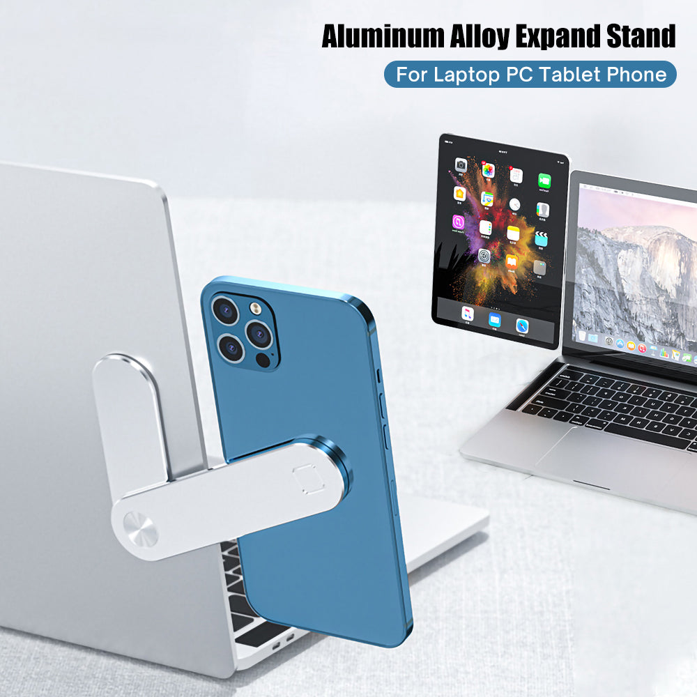 Portable Magnetic Laptop & Tablet Side Mount Stand – Aluminium Alloy