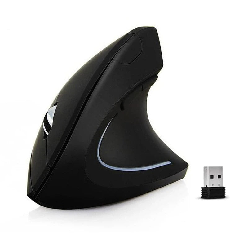 Wireless Ergonomic Vertical Mouse – 2.4G Rechargeable, 6 Buttons