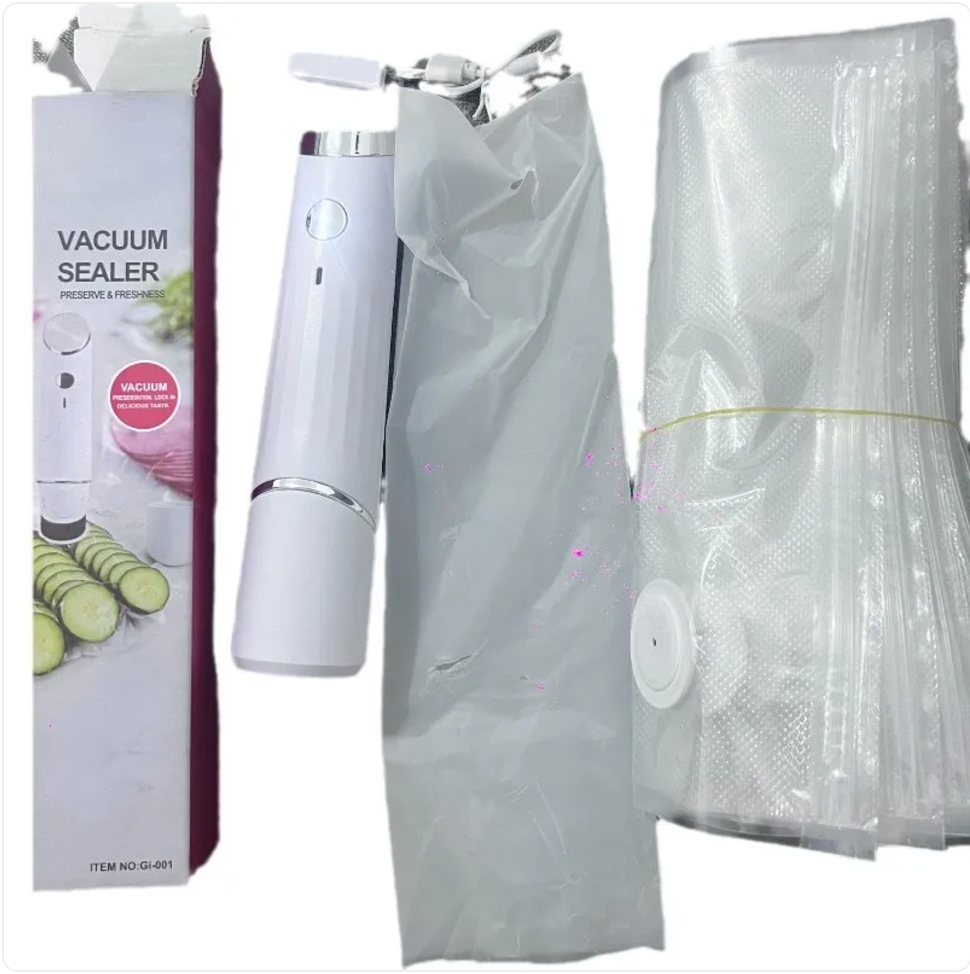 Compact USB Vacuum Food Sealer – Portable Kitchen Food Preserver