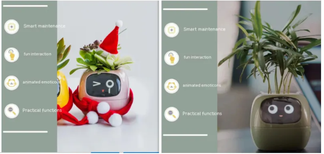Smart AI Planter with 7 Sensors – Self-Monitoring Plant Pot with Display