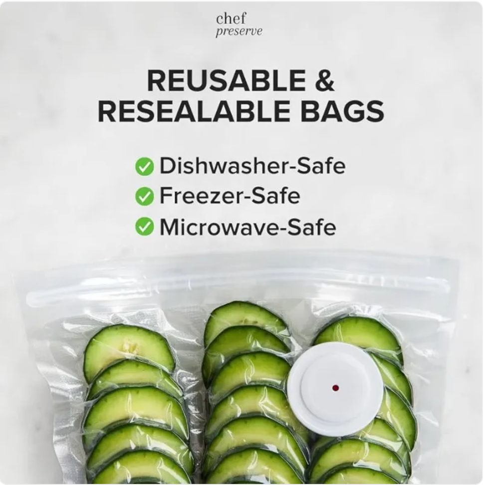 Compact USB Vacuum Food Sealer – Portable Kitchen Food Preserver