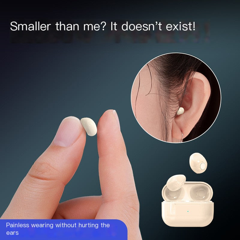 Mini Invisible True Wireless Earbuds – Bluetooth 5.3, 8Hr Battery