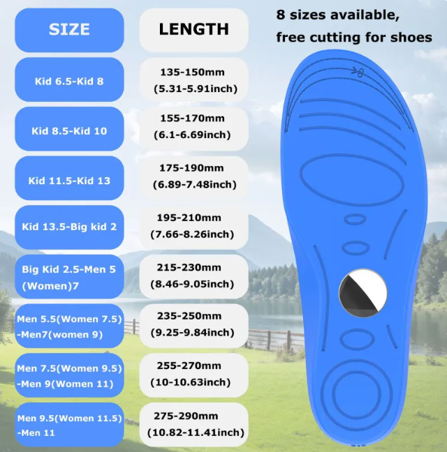 AirTag Hidden Insole – PU Foam Shoe Insole with Built-In AirTag Slot