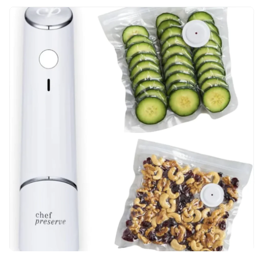 Compact USB Vacuum Food Sealer – Portable Kitchen Food Preserver