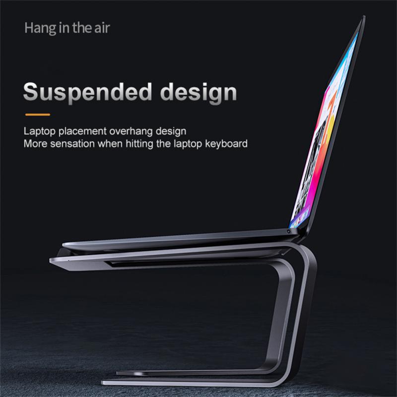 Adjustable Aluminium Laptop & Tablet Stand – Detachable with Cooling Design